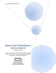 research paper on smart card technology|Smart card technology with case studies .